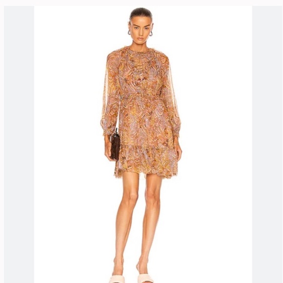 Zimmermann Dresses & Skirts - NWOT Zimmermann concert Elegant Paisley Print Dress